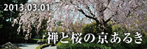 2013年3月　禅と桜の京あるき