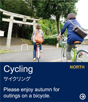 Cycling｜NORTH Please enjoy autumn for outings on a bicycle.