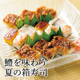 鱧を味わう夏の箱寿司